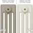 CI-RC-CREAM-030 - Richmond Cream 4 Column Victorian Cast Iron Radiator H813mm x W335mm CI-RC-CREAM-030 - Richmond Cream 4 Column Victorian Cast Iron Radiator H813mm x W335mm